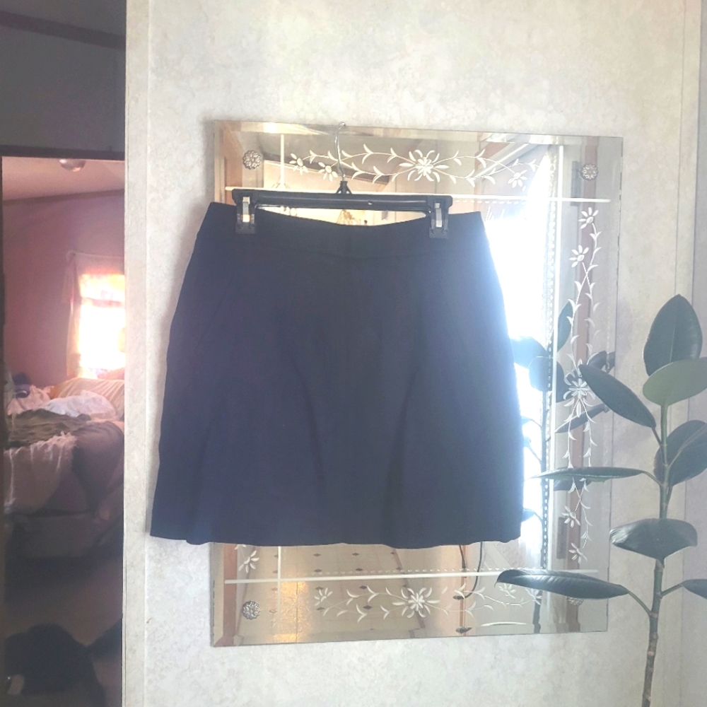 CAbi Mini Skirt Womens size 6 Black Rayon